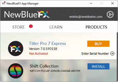 how to see newblue titler pro 5 in movie stufio platinum 13