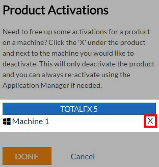 I am getting an “Activation Limit Exceeded” message. How can I activate